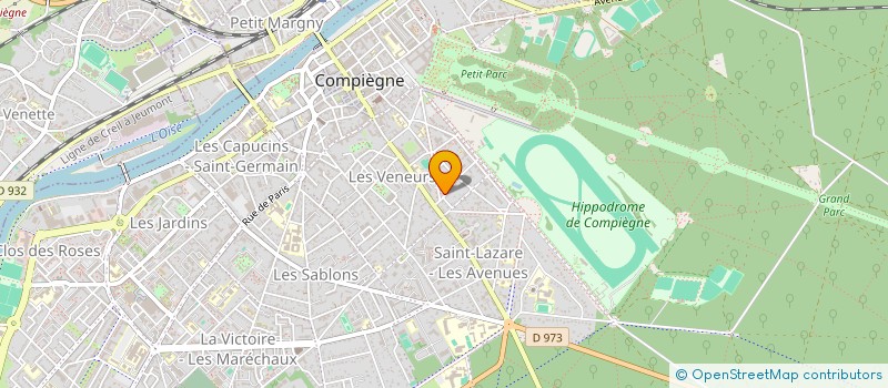 localisation de l'entreprise SCI DU FAUBOURG  COMPIEGNE