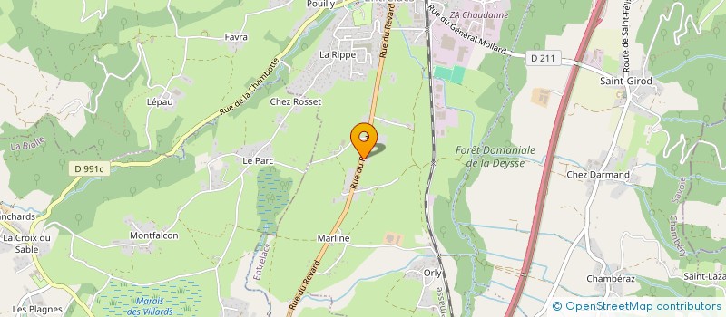 localisation de l'entreprise SCI DU FAUBOURG  ENTRELACS