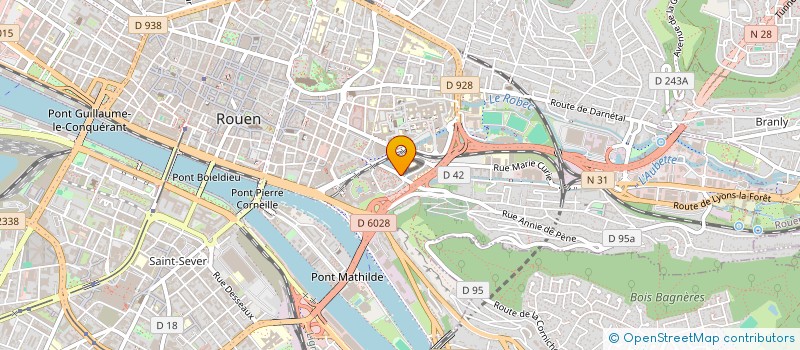 localisation de l'entreprise SCI DU FAUBOURG à ROUEN