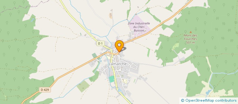 localisation de l'entreprise SCI DU FAUBOURG  LAMARCHE