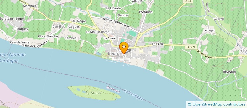 localisation de l'entreprise SCI DU FAUBOURG à BOURG