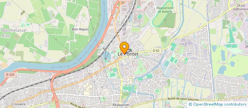 localisation de l'entreprise SCI DU FAUBOURG  LE PONTET