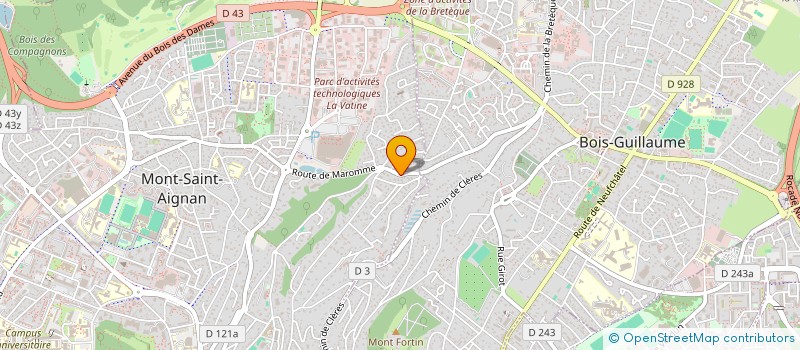 localisation de l'entreprise SCI DU FAUBOURG à ROUEN