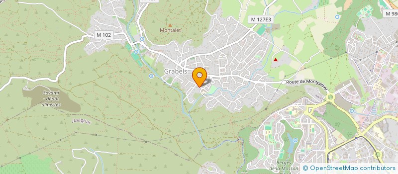 localisation de l'entreprise SCI DU FAUBOURG  GRABELS