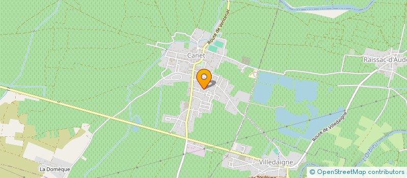 localisation de l'entreprise SCI DU FAUBOURG  CANET