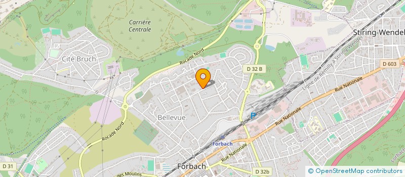 localisation de l'entreprise SCI DU FAUBOURG BELLEVUE  FORBACH