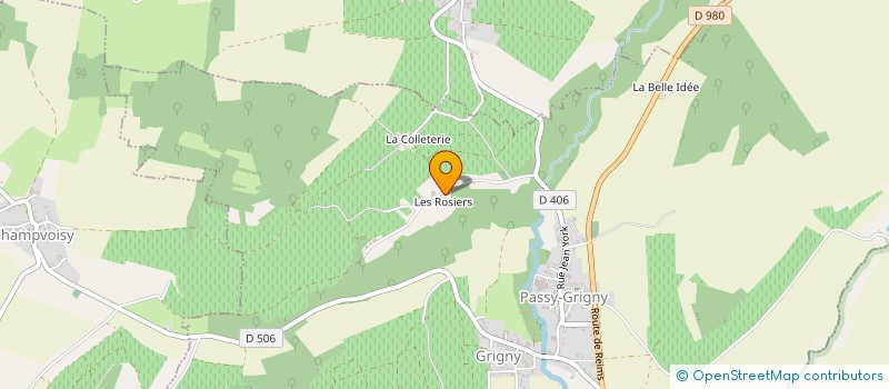 localisation de l'entreprise SCI DU FAUBOURG D IGNY  PASSY-GRIGNY