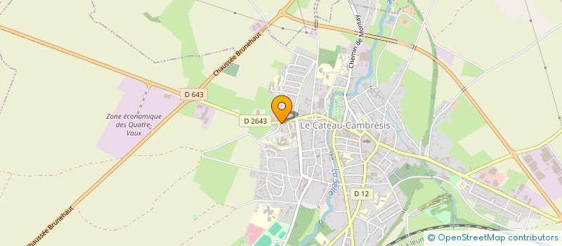 localisation de l'entreprise SCI DU FAUBOURG DE CAMBRAI  LE CATEAU-CAMBRESIS