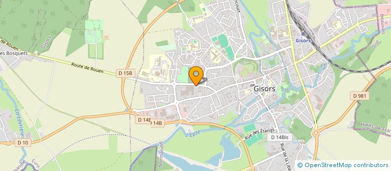 localisation de l'entreprise SCI DU FAUBOURG DE NEAUFLES à GISORS