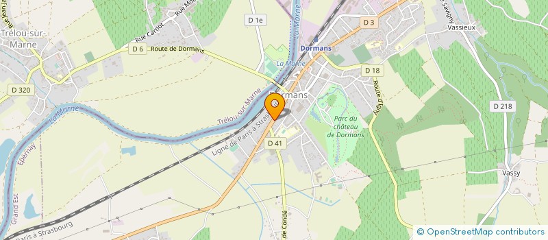 localisation de l'entreprise SCI DU FAUBOURG DE PARIS à DORMANS