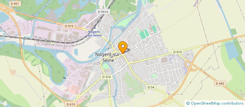 localisation de l'entreprise SCI DU FAUBOURG DE TROYES  NOGENT-SUR-SEINE