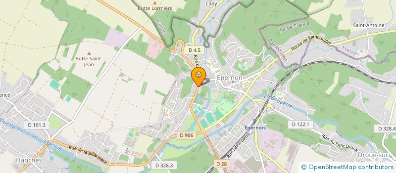 localisation de l'entreprise SCI DU FAUBOURG DU PRIEURE à EPERNON