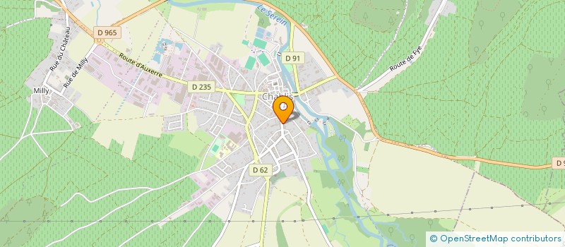 localisation de l'entreprise SCI DU FAUBOURG SAINT PIERRE  CHABLIS