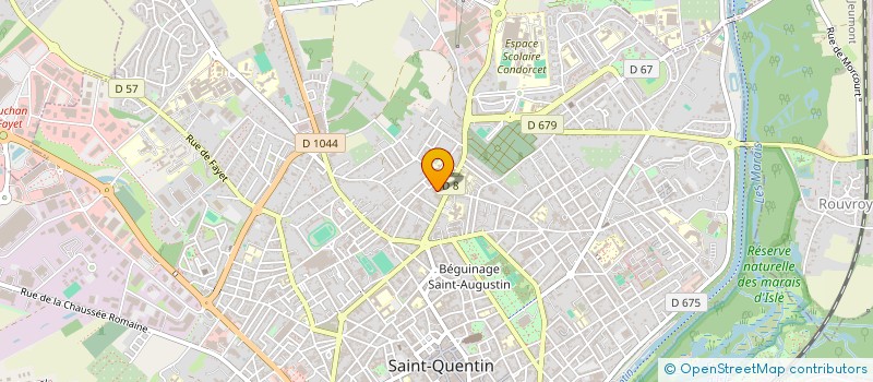 localisation de l'entreprise SCI DU FAUBOURG ST JEAN à SAINT-QUENTIN