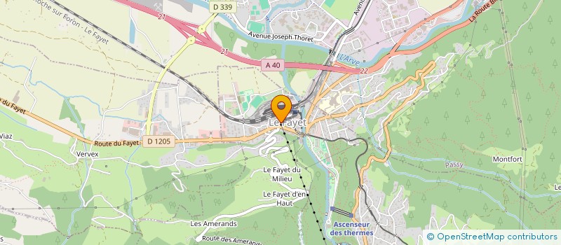 localisation de l'entreprise SCI DU FAUCIGNY  SAINT-GERVAIS-LES-BAINS