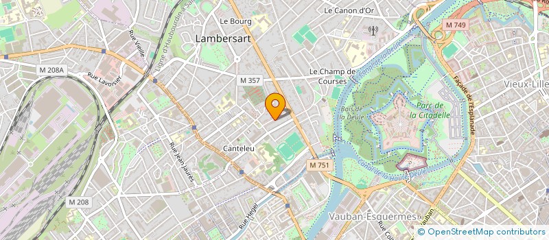 localisation de l'entreprise SCI DU FAVREUIL à LAMBERSART