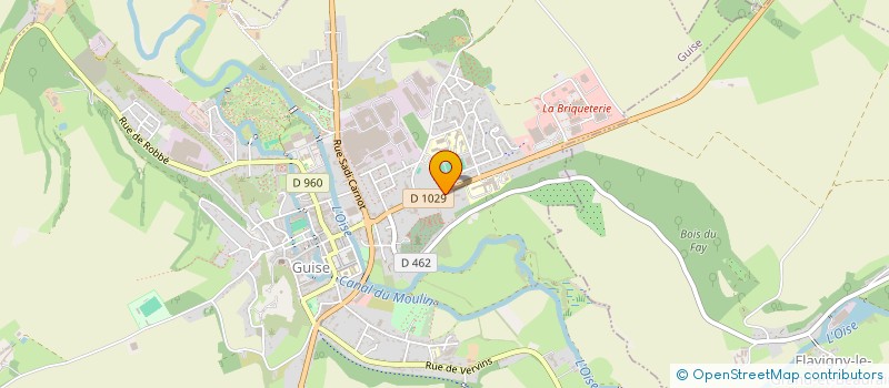 localisation de l'entreprise SCI DU FAY  GUISE