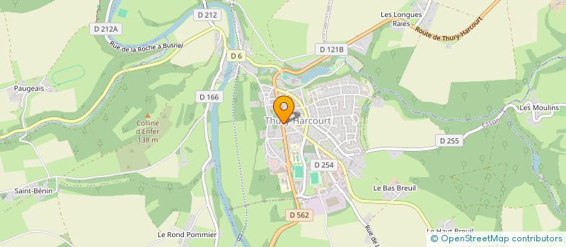 localisation de l'entreprise SCI DU FAY à THURY-HARCOURT-LE-HOM