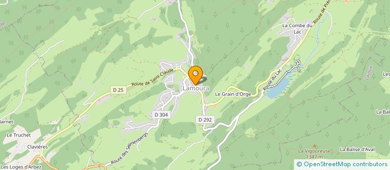 localisation de l'entreprise SCI DU FENDANT  LAMOURA