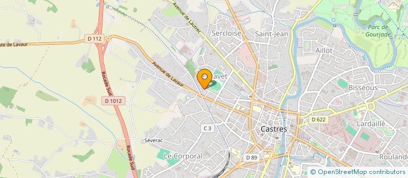 localisation de l'entreprise SCI DU FER A CHEVAL  CASTRES