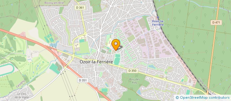 localisation de l'entreprise SCI DU FER A MOULIN  OZOIR-LA-FERRIERE