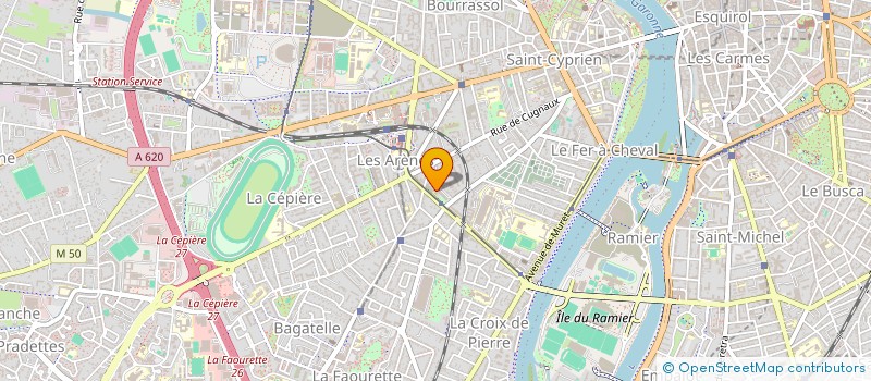 localisation de l'entreprise SCI DU FERETRA  TOULOUSE