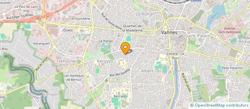 localisation de l'entreprise SCI DU FETY à VANNES
