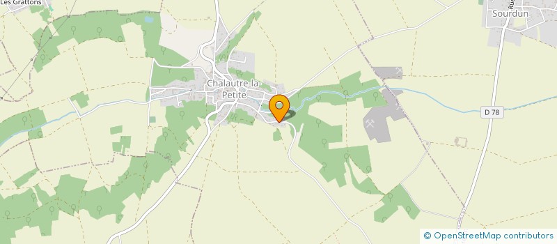 localisation de l'entreprise SCI DU FEU  CHALAUTRE-LA-PETITE