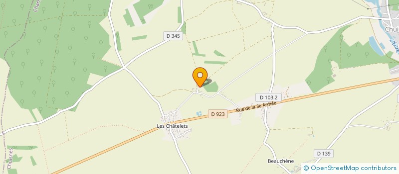 localisation de l'entreprise SCI DU FEU DE SAINT JEAN à CHUISNES