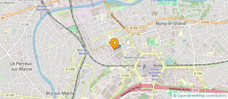 localisation de l'entreprise SCI DU FEUILLARD à NOISY-LE-GRAND