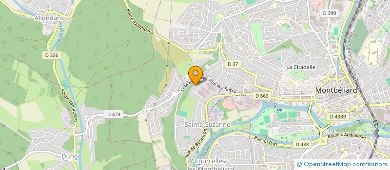 localisation de l'entreprise SCI DU FEUNUS à SAINTE-SUZANNE