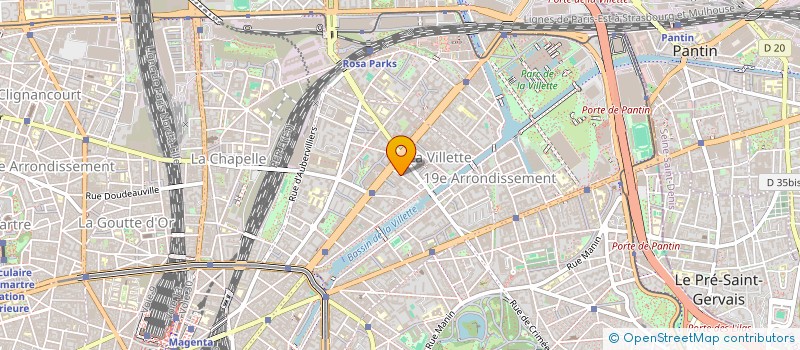 localisation de l'entreprise SCI DU FICUS  PARIS