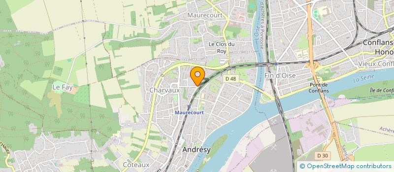 localisation de l'entreprise SCI DU FIEF 2 L  ANDRESY