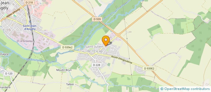 localisation de l'entreprise SCI DU FIEF  POURSAY-GARNAUD