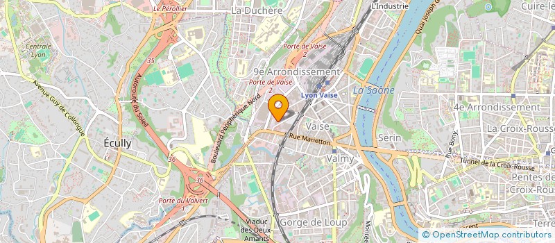 localisation de l'entreprise SCI DU FIEF  LYON