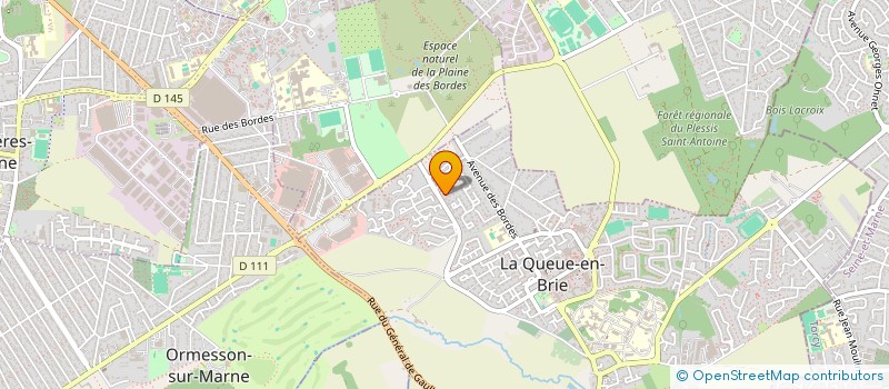 localisation de l'entreprise SCI DU FIEF  LA QUEUE-EN-BRIE