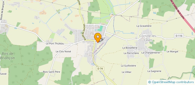 localisation de l'entreprise SCI DU FIEF  LOIRE-AUTHION