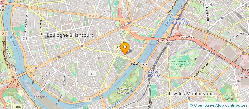 localisation de l'entreprise SCI DU FIEF à BOULOGNE-BILLANCOURT