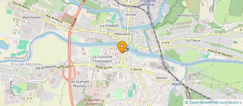 localisation de l'entreprise SCI DU FIEF D'ARLOIS  CHARLEVILLE MEZIERES