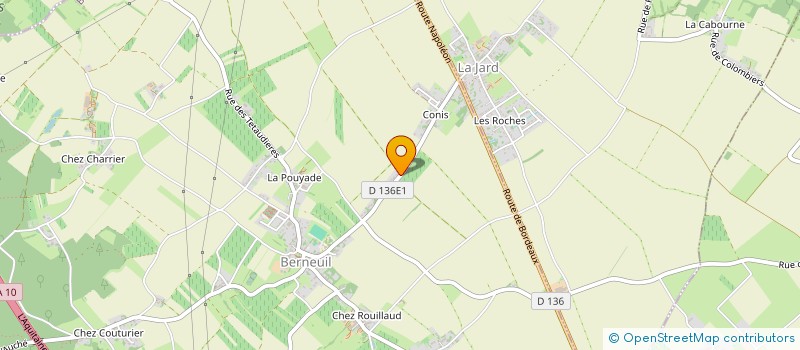 localisation de l'entreprise SCI DU FIEF DE LA BELETTE à BERNEUIL