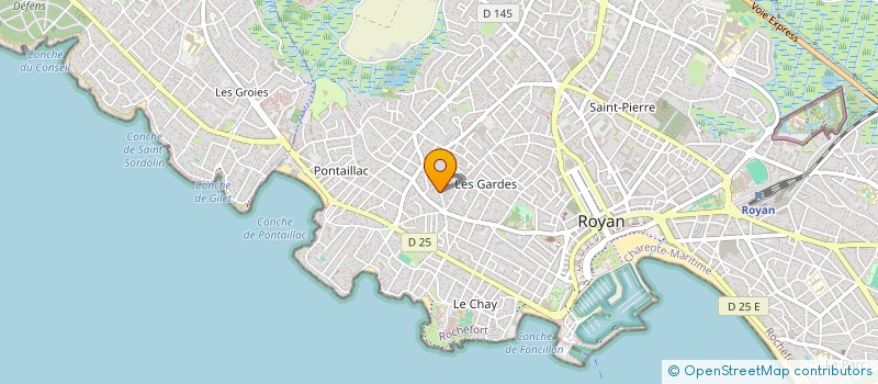 localisation de l'entreprise SCI DU FIEF DE LA ROCHE à ROYAN