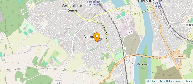 localisation de l'entreprise SCI DU FIEF DE SAINT-MAGLOIRE à VERNOUILLET