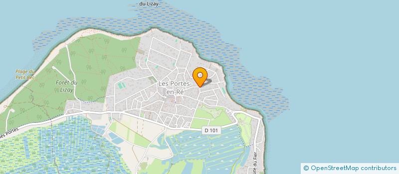 localisation de l'entreprise SCI DU FIER  LES PORTES-EN-RE