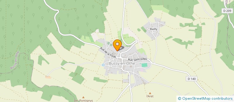 localisation de l'entreprise SCI DU FIGUIER  BUSSY-EN-OTHE