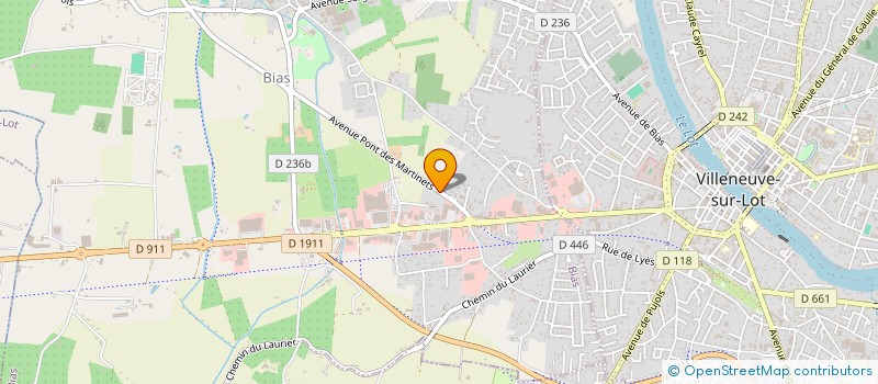 localisation de l'entreprise SCI DU FIGUIER  BIAS