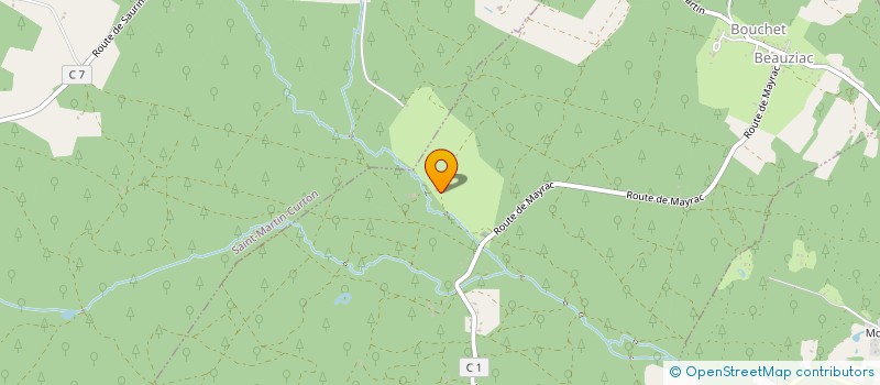 localisation de l'entreprise SCI DU FIGUIER  BEAUZIAC