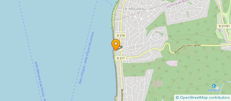 localisation de l'entreprise SCI DU FIGUIER NUMERO SIX à LA TESTE-DE-BUCH