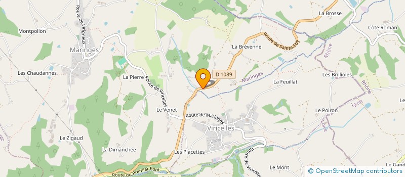 localisation de l'entreprise SCI DU FIL  MARINGES