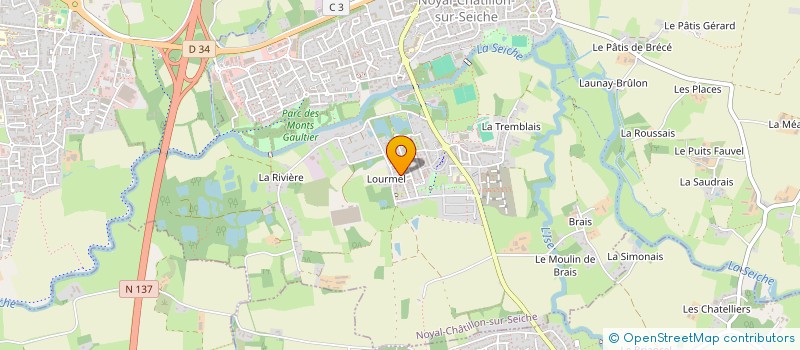 localisation de l'entreprise SCI DU FIL A RETORDRE  NOYAL-CHATILLON-SUR-SEICHE