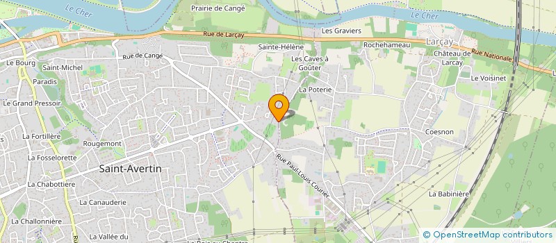 localisation de l'entreprise SCI DU FLAMBEUR  SAINT-AVERTIN